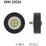 SKF Umlenk-/Führungsrolle, Keilrippenriemen